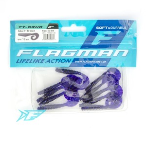 Твистер Flagman TT-Grub 2.0'' #105 Violet