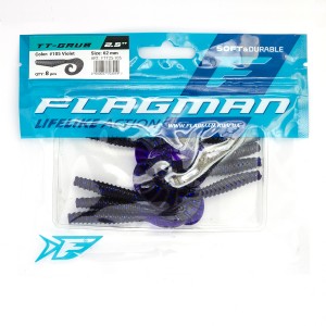 Твистер Flagman TT-Grub 2.5'' #105 Violet
