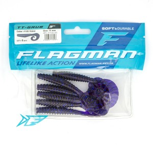 Твистер Flagman TT-Grub 3.0'' #105 Violet