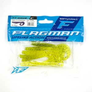 Твистер Flagman TT-Grub 3.0'' #112 Chartreuse