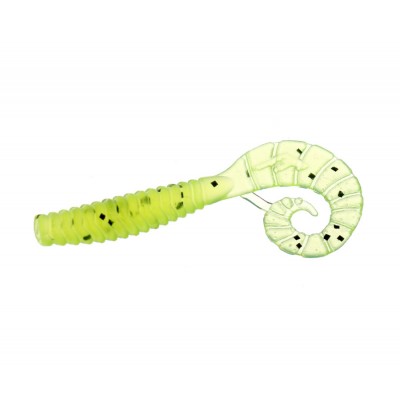 F-FISHING Твистер TT-Grub 1.4'' #112 Chartreuse 3.5см 12шт