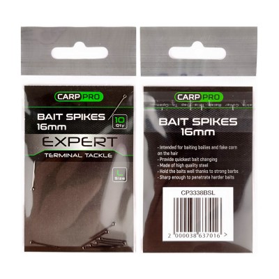 CARP PRO Коннектор для насадки Bait Spikes L 16мм 10шт