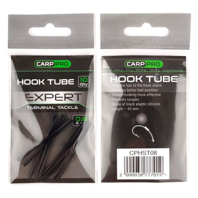 CARP PRO Трубка монтажная на крючок силиконовая 0.8мм 10шт
