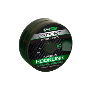 CARP PRO Поводковый материал без оболочки Sinking коричневый 10lb 10м