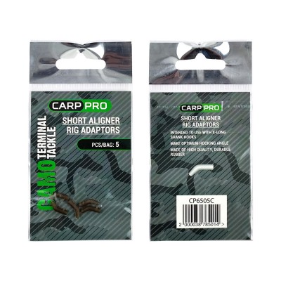CARP PRO Адаптер лентяйка Aligner Rig Camo Short 5шт CARP PRO Адаптер лентяйка Aligner Rig Camo Short 5шт