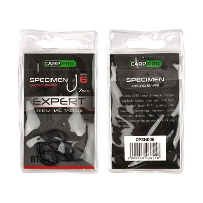 CARP PRO Крючок Teflon Specimen №6 7шт