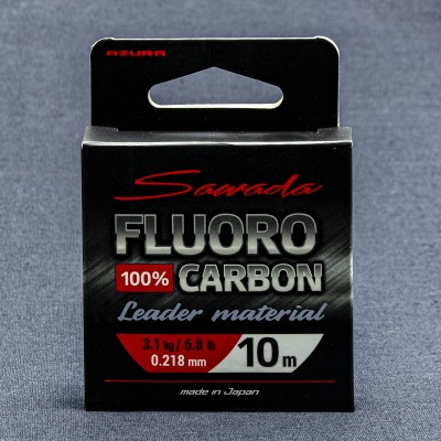 AZURA Леска флюорокарбон Sawada FC 10м 0.218мм 3.1кг 6.8lb