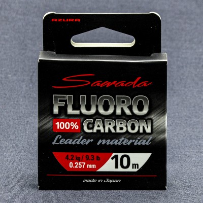 AZURA Леска флюорокарбон Sawada FC 10м 0.257мм 4.2кг 9.3lb