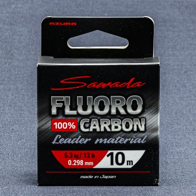 AZURA Леска флюорокарбон Sawada FC 10м 0.298мм 5.3кг 12lb