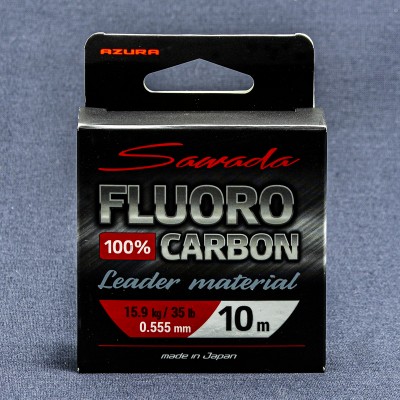 AZURA Леска флюорокарбон Sawada FC 10м 0.555мм 15.9кг 35lb