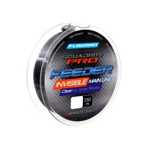 FLAGMAN Леска Squadron Pro Feeder Invisible Main Line 150м 0.24мм