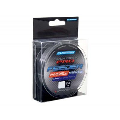FLAGMAN Леска Squadron Pro Feeder Invisible Main Line 150м 0.31мм