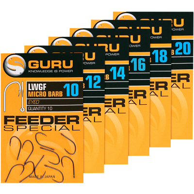 GURU Крючок LWG Feeder Special Eyed №14