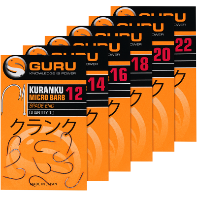 GURU Крючок Kuranku №12 микробородка с лопаткой