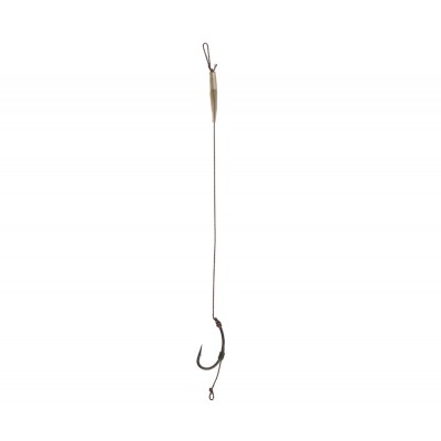 CARP PRO Поводок готовый Sinking Braid 30lbx8 с крючком Curved Shank №4