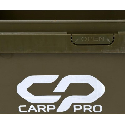 CARP PRO Вeдро квадратное пластиковое 17л темно зеленое