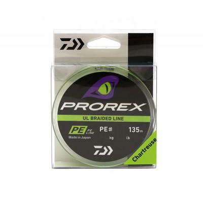 DAIWA Шнур Prorex Ul Finesse Braid 135м Chartreuse 0.08мм 1.75кг