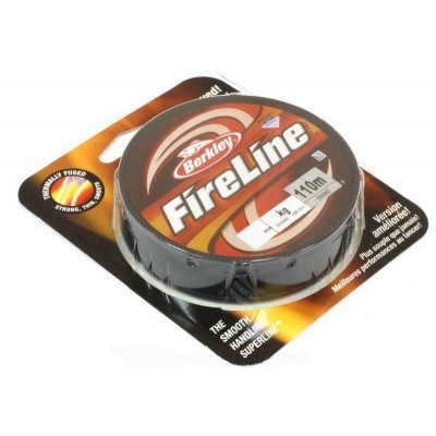 BERKLEY Шнур плетеный Fireline Fused Original 110м темносерый 0,15мм 7,9кг Smoke