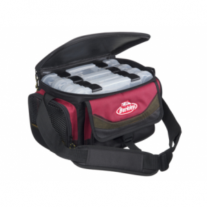 BERKLEY Сумка с коробками System Bag Red-Black+ 4 Boxes