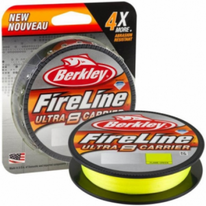 BERKLEY Шнур плетеный X8 Fireline Ultra 150м яркозеленый 0,10мм 6,2кг FL Green