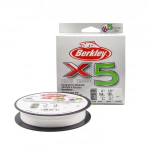 BERKLEY Шнур плетеный X5 150м полупрозрачный 0,12мм 12,1кг