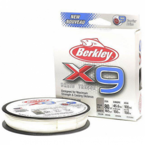 BERKLEY Шнур плетеный X9 150м полупрозрачный 0,06мм 6,4кг