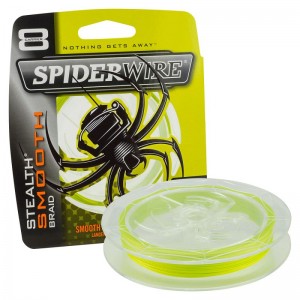 SPIDERWIRE Шнур плетеный Х8 Braid Stealth Smooth 150м яркожелтый 0,29мм 26,4кг