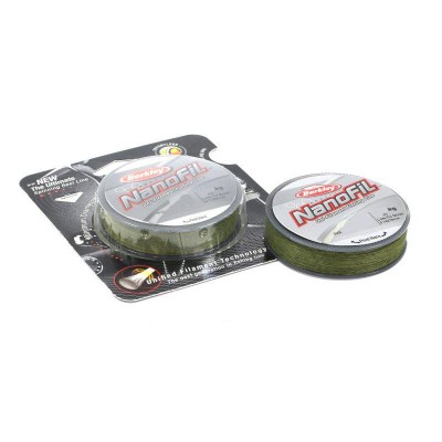 BERKLEY Шнур Nanofil 125м темнозеленый 0.15мм 7.6кг Lo-Vis Green