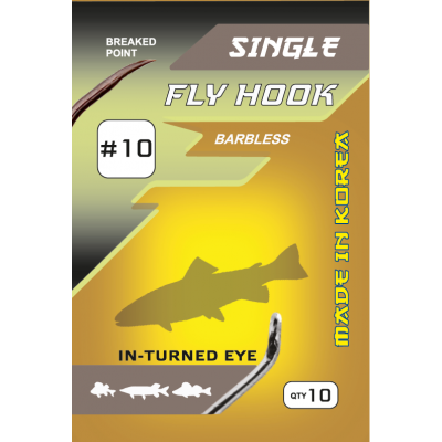 Крючки Flagman Fly Hook №10