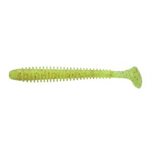 Силиконовая приманка Keitech Swing Impact 2.5" PAL#01 chartreuse red flake