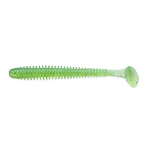 KEITECN Силиконовая приманка Swing Impact 4" 424 Lime/Chartreuse