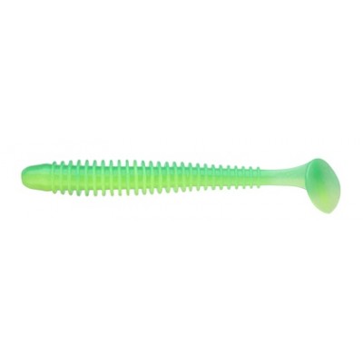 KEITECN Силиконовая приманка Swing Impact 2.5" EA11 Lime Chartreuse Glow
