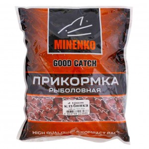 MINENKO Пеллетс Good Catch Клубника 10мм 0,7кг