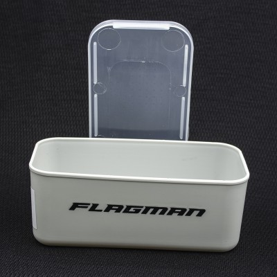 Коробка с крышкой для наживки без отверстий Flagman