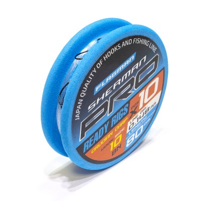 FLAGMAN Поводок готовый Sherman Pro Crucian Carp Ready Rigs №10 d0.148 80см 10шт