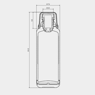 BOBBER Термос Flask для напитков вакуумный бытовой 0,47л Glossy