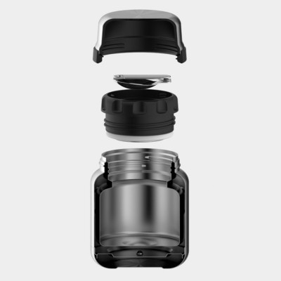BOBBER Термос Jerrycan для еды вакуумный бытовой 0.47л Glossy