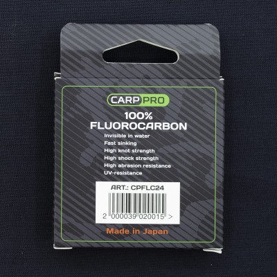 CARP PRO Леска флюорокарбон 100% 20м 24lb 0.455мм