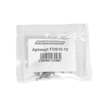 F-FISHING Грузило Капля с вертлюгом 10г 10шт ВР