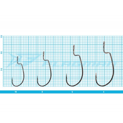FLAGMAN Крючок F-81 Offset Hook №4 8шт