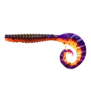 F-FISHING Твистер TT-Grub 2.5'' #0502 Violet Orange