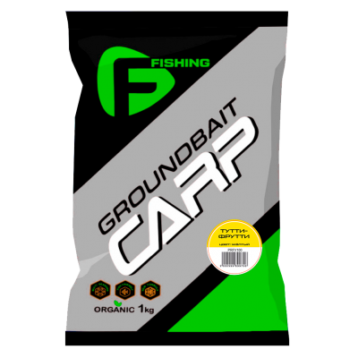 F-FISHING Прикормка для рыбы CARP Тутти-Фрутти 1кг