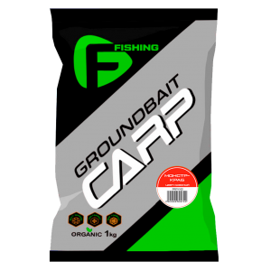 F-FISHING Прикормка для рыбы CARP Монстр Краб 1кг
