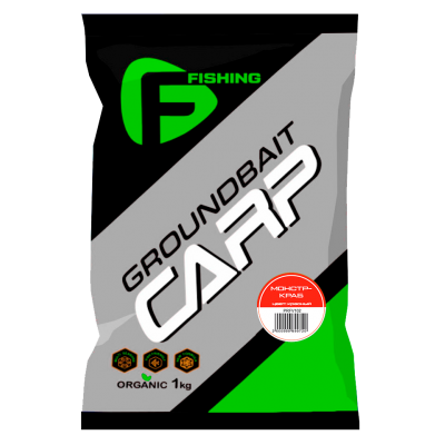 F-FISHING Прикормка для рыбы CARP Монстр Краб 1кг