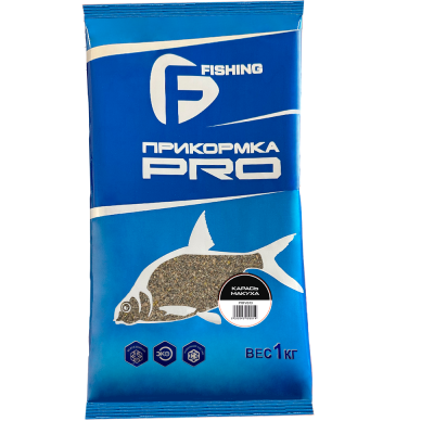 F-FISHING Прикормка для рыбы PRO Карась Макуха 1кг