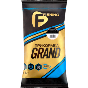 F-FISHING Прикормка для рыбы GRAND Плотва Черная 1кг