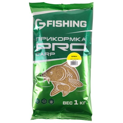 F-FISHING Прикормка для рыбы PRO Carp Орех 1кг
