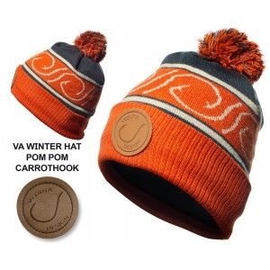 Шапка зимняя Veduta  Pompom Hat Carrot Hook флис