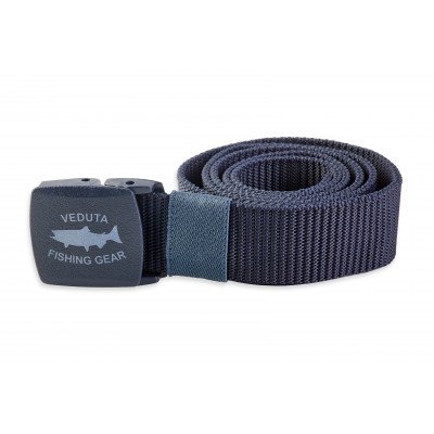 VEDUTA Ремень Nylon Belt с пластиковой пряжкой Navy